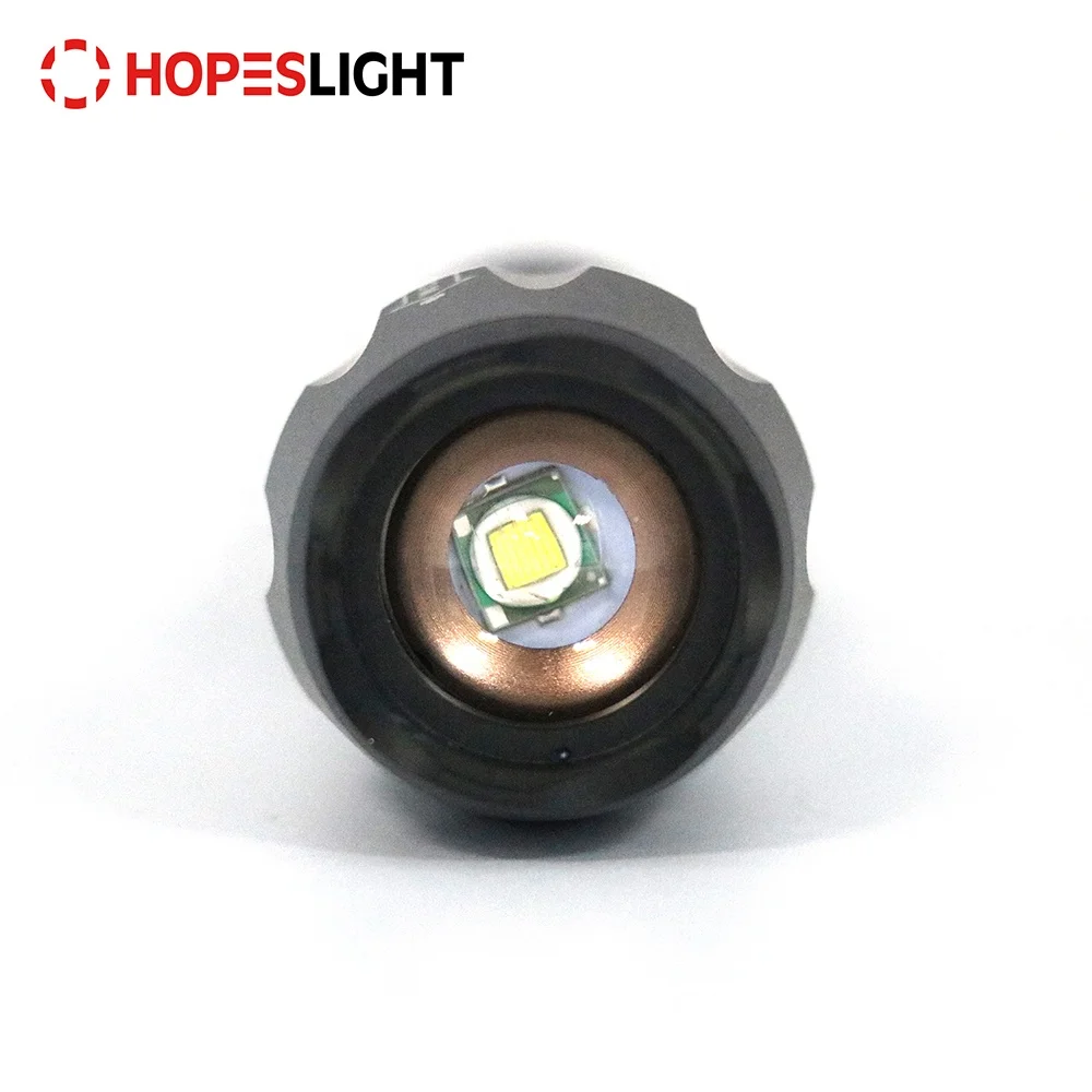 
Manufacturer supply pocket portable 18650 battery USB rechargeable mini super bright led flashlight 