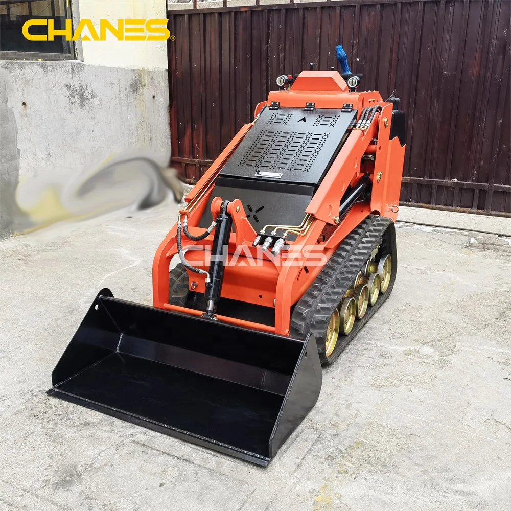 Kubota EPA engine diesel power mini crawler loader mini track loader on promotion customized orange color