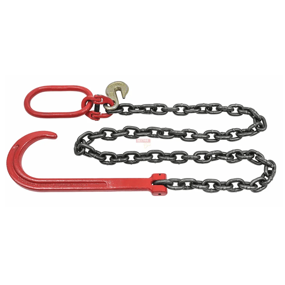 Best Suitable Towing Chains Rescue Vehicle With  Double Chain j Hook
