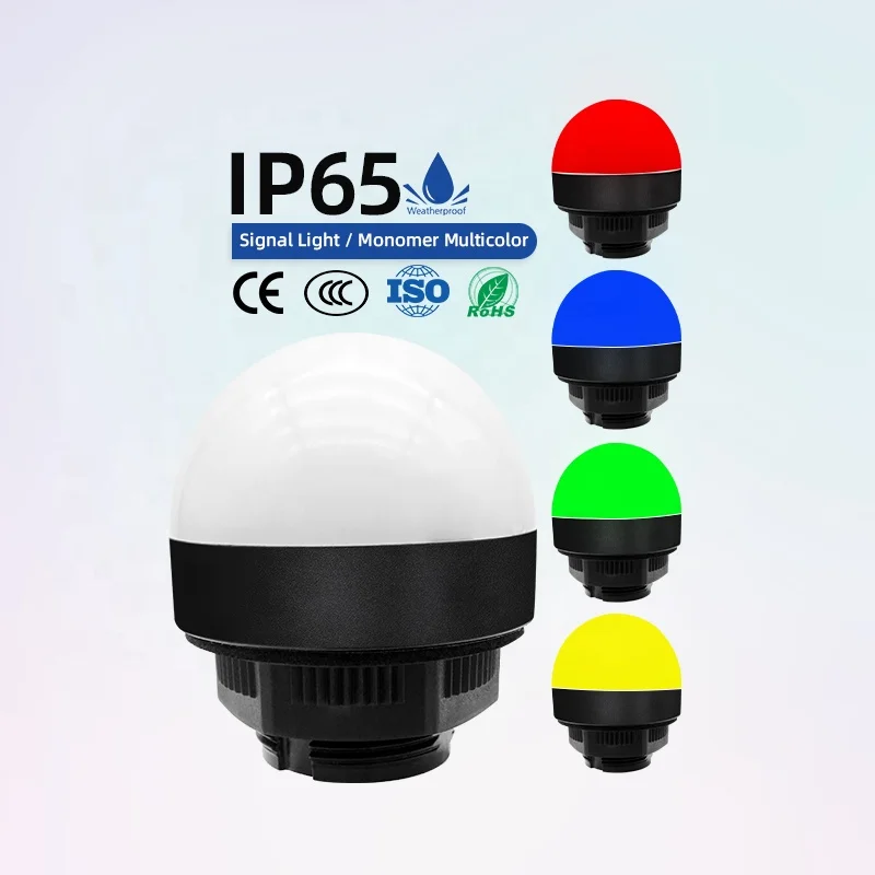 BENLEE Multi Color Signal Tower IP65 24V Traffic Emergency Alarm Warning Lights LED Buzzer Flashing Equipment Indicator Light