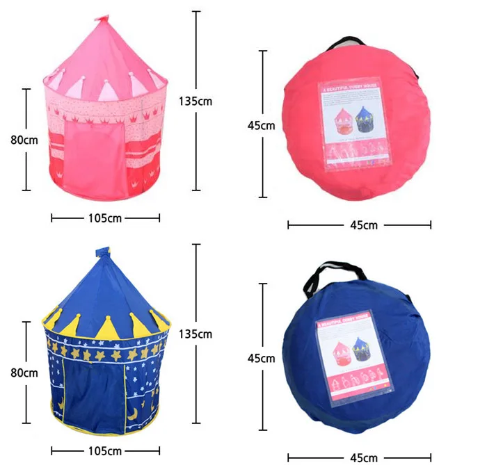 2019 High Quality Soft Pretty Girl Kids Princess Castle Tent Play House Play Tent