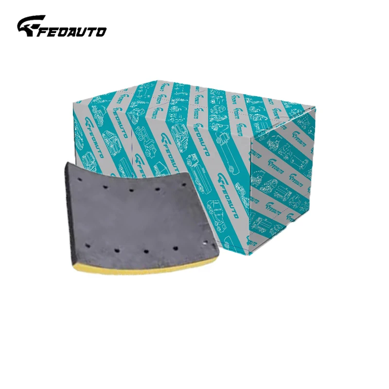 High quality truck parts front axle drum brake lining 19630