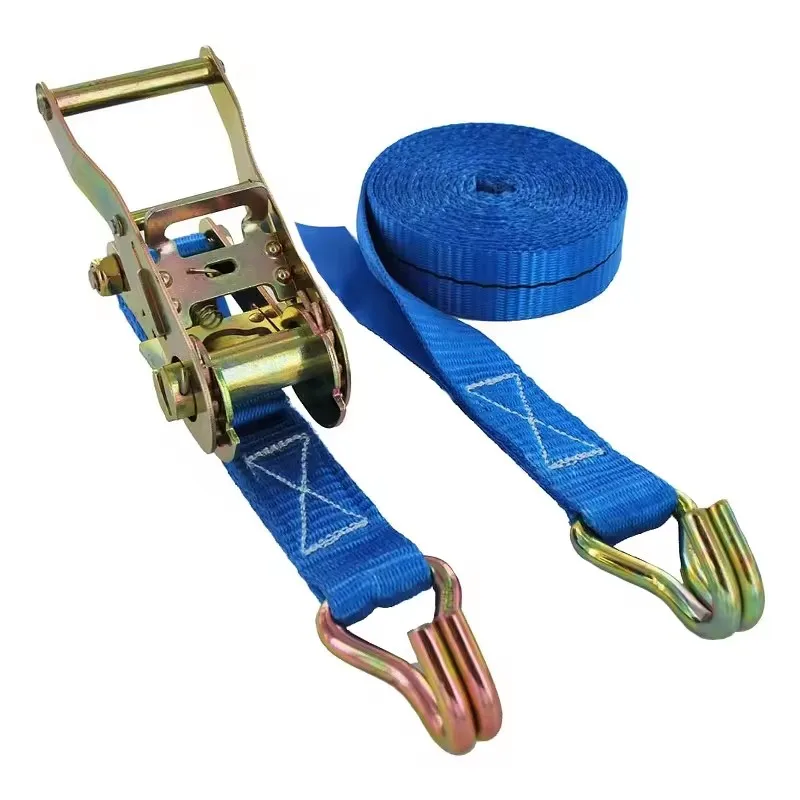 3Ton 2 inch tie down strap 50mm 10M ratchet  tie down lashing strap cargo lashing belt