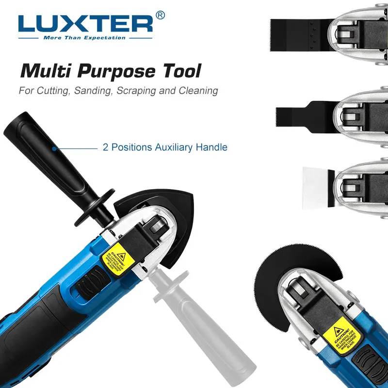 LUXTER Electric Multi-functional Variable Speed Oscillating Saw with Accessories Multi-functional Tool