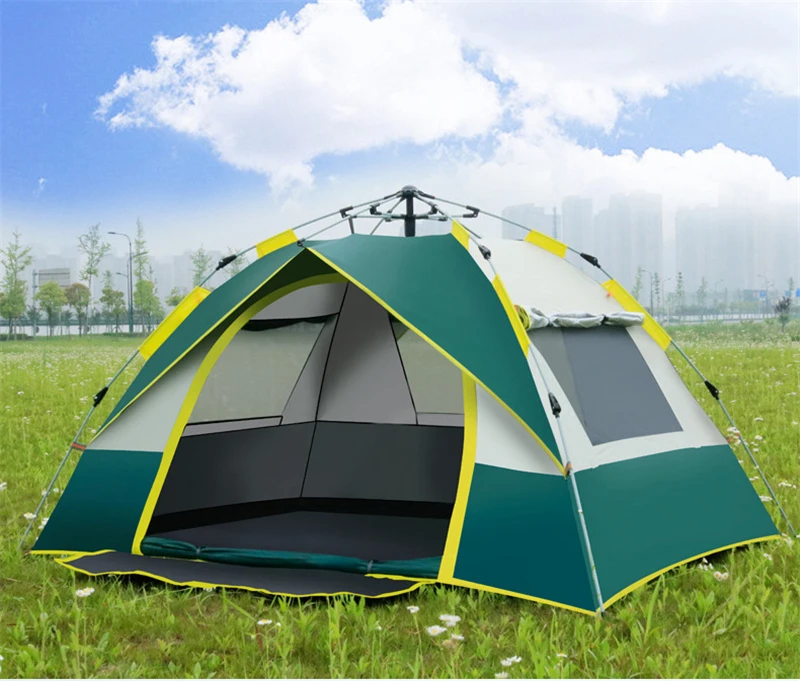 2022 New Cheap Wholesale Automatic Folding Tent Small Beach Fishing Tents Camping Tent House For 2-3 Person