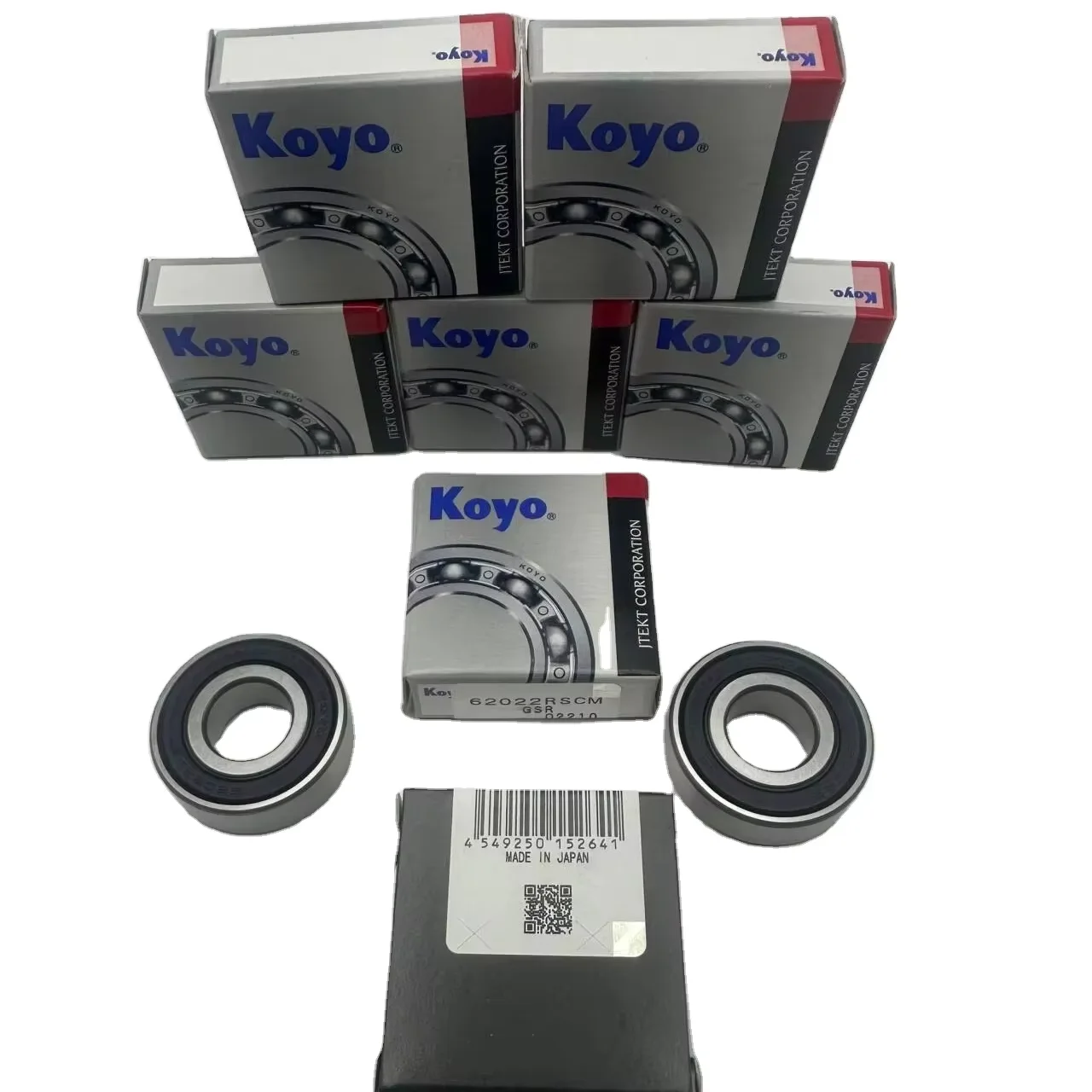 Long life cheaper price 62022RSCM 6202 Bearing Original Japan Koyo Bearing Steel cage Deep Groove Ball Bearings for Motor