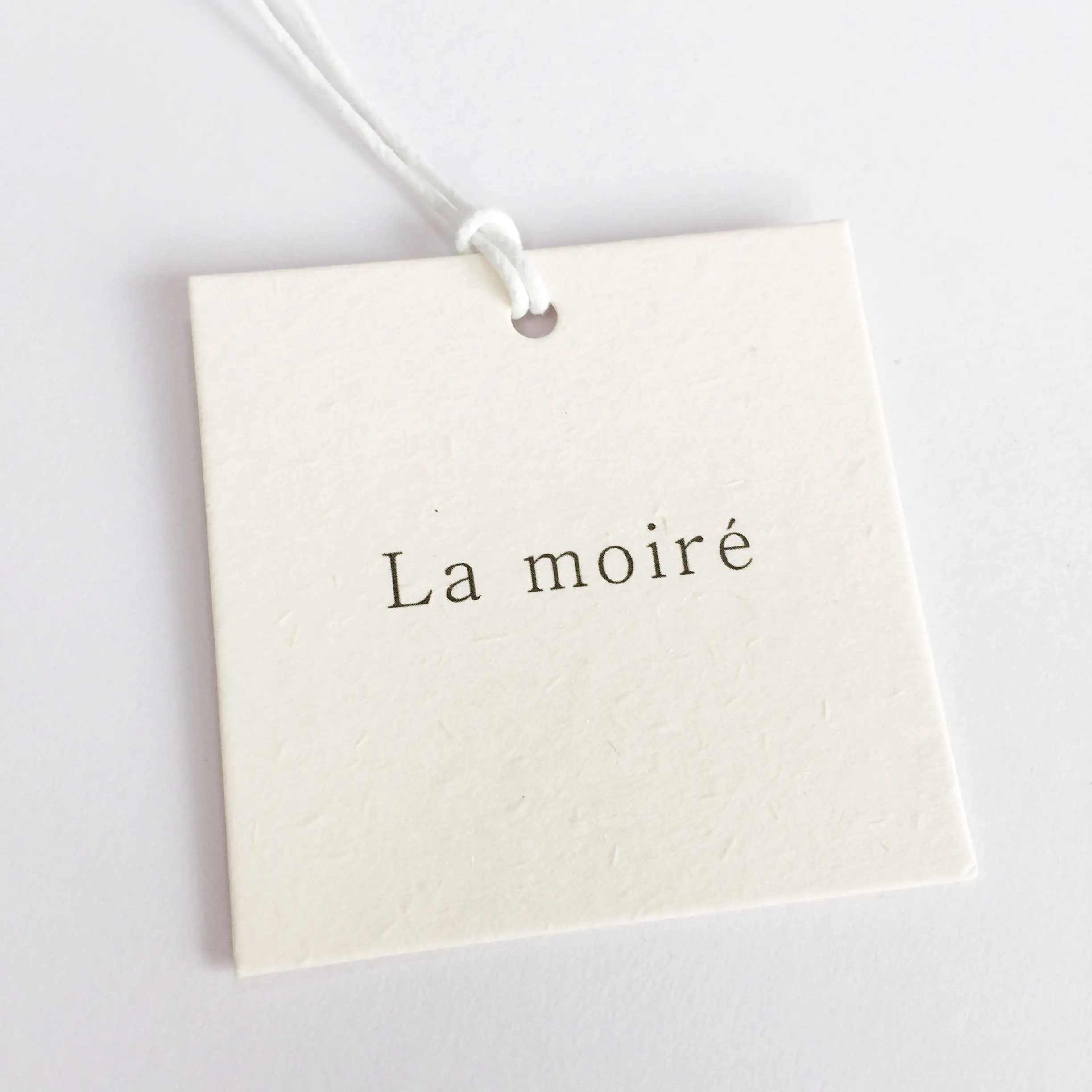 Luxury Custom Clothing Tags Labels Hang Tags Square White Hanging Tag For Clothing/Shoes/Underwear/Garment /Socks