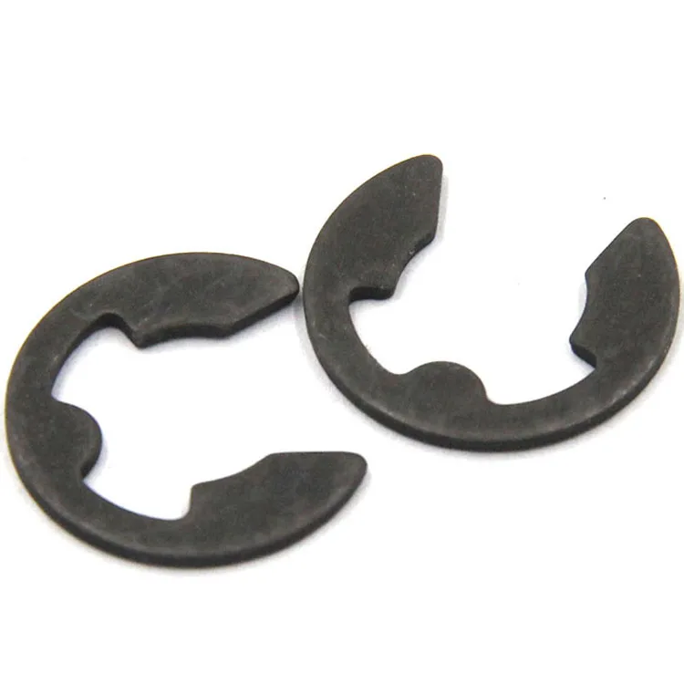 65Mn Black oxide shaft with retainer ring  split washer DIN6799
