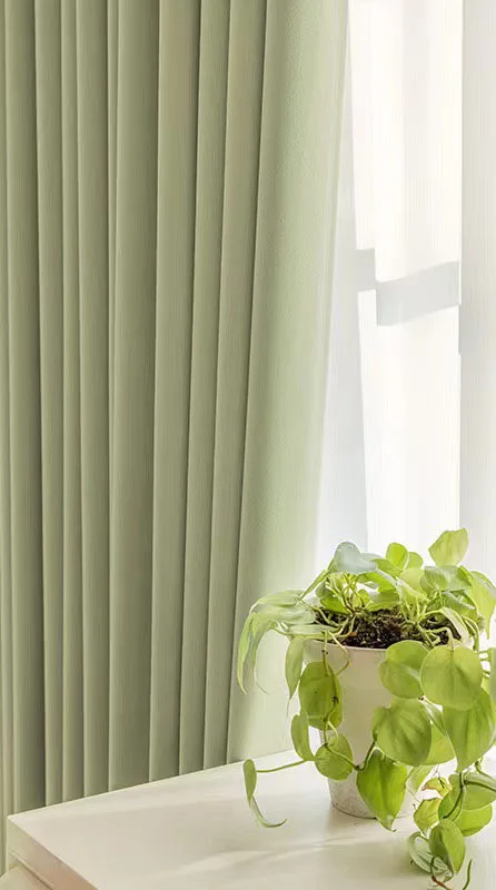 Light luxury modern velvet sunshade cloth balcony curtains for living room