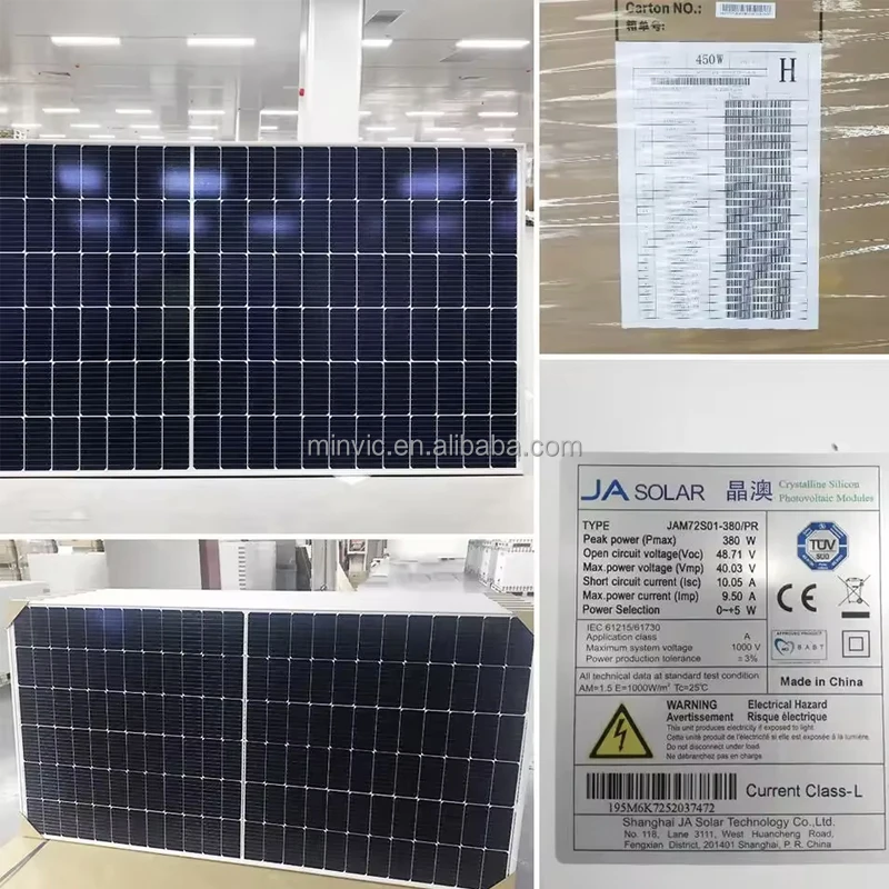 JA Solar Double Glass 132 Cell Bifacial PV Modules 580W N-type TOPCOn Solar Panels 590W for POWER STATION