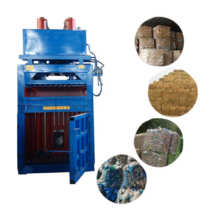 Hydraulic Waste Plastic Bottles Aluminium Can Press Baler Machine