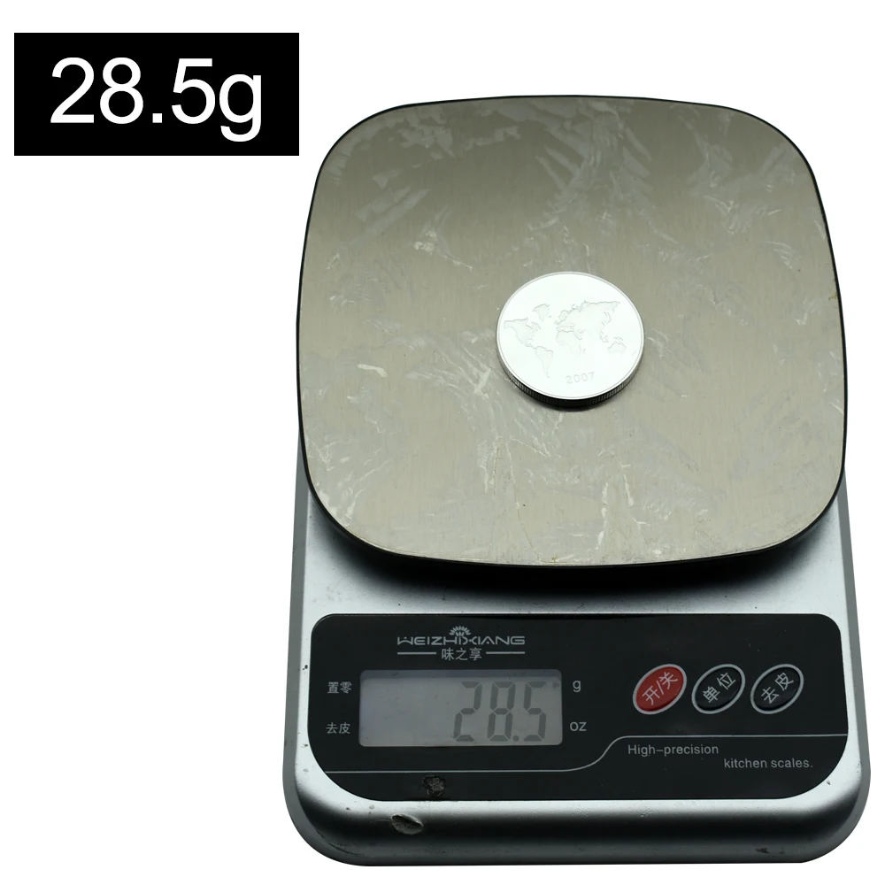 The Seven Wonders of The World Silver Plated Metal Commemorative Coins Collect Medals