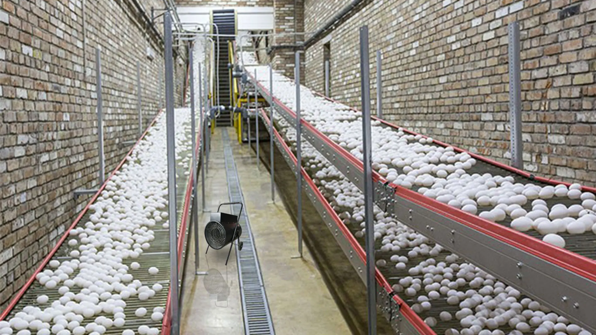 
30000 Watt Large Heating Area Air Flow Black Electric Poultry Brooder outdoor heater electric patio With Handle 