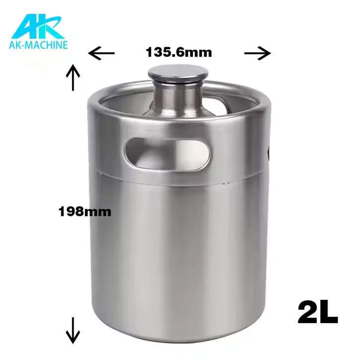 304 Stainless Steel European Style Slim 20L Beer Barrel Made in China Beer Keg
