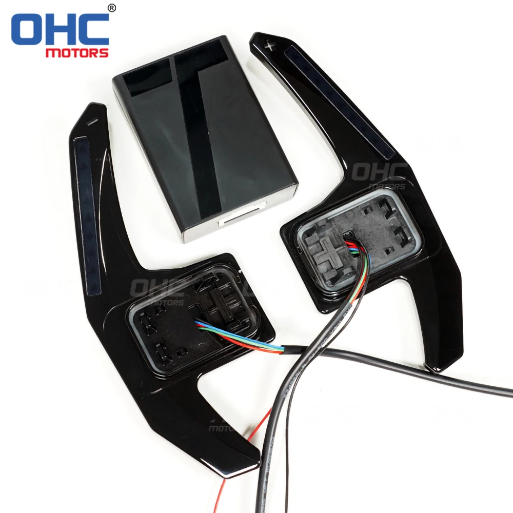 Car Steering Wheel Shift Paddle for BMW MINI Cooper F54 F55 F56 F57 F60 2015 to 2022 LED RPM Smart Paddle Shift Shifter Shifters