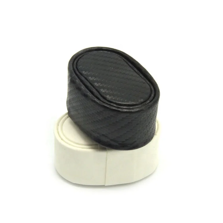 2pcs combination black & white pu leather mini pillow for watch & jewelry display