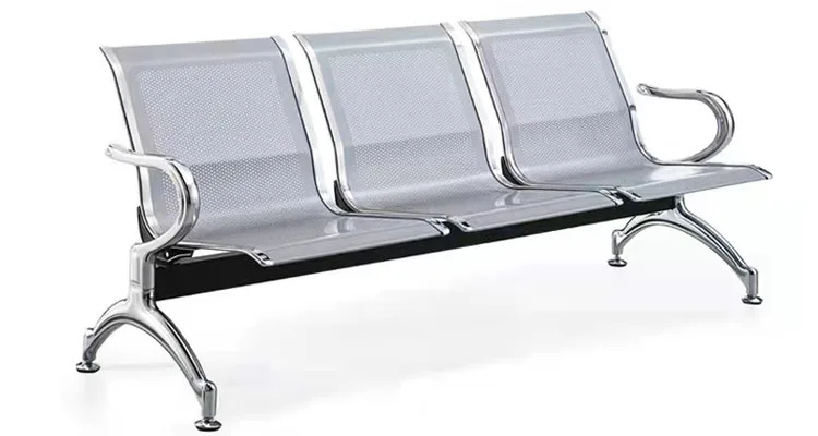Free Sample Hot Sale Good Quality Long Hospital Chairs Can Sleep Waiting Chair