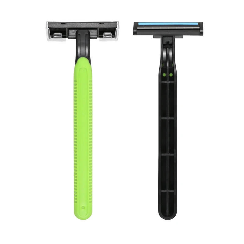 Hot Sale Disposable Shaving Razor With Three Blade Razor Frame For Eco Friendly Disposable Razor
