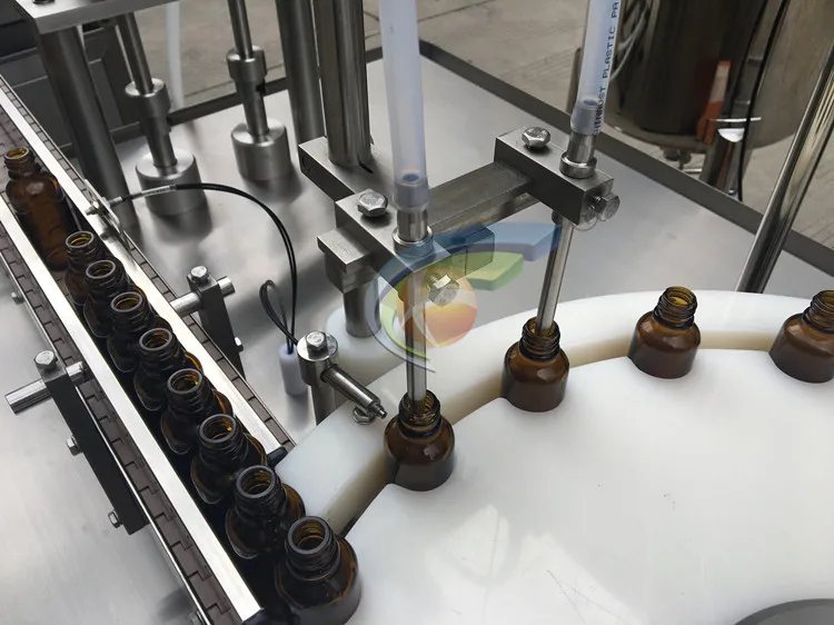 
Hot selling automatic insert dropper 10ml 30ml 50ml 60ml tincture Skin care CBD oil filling machine price 