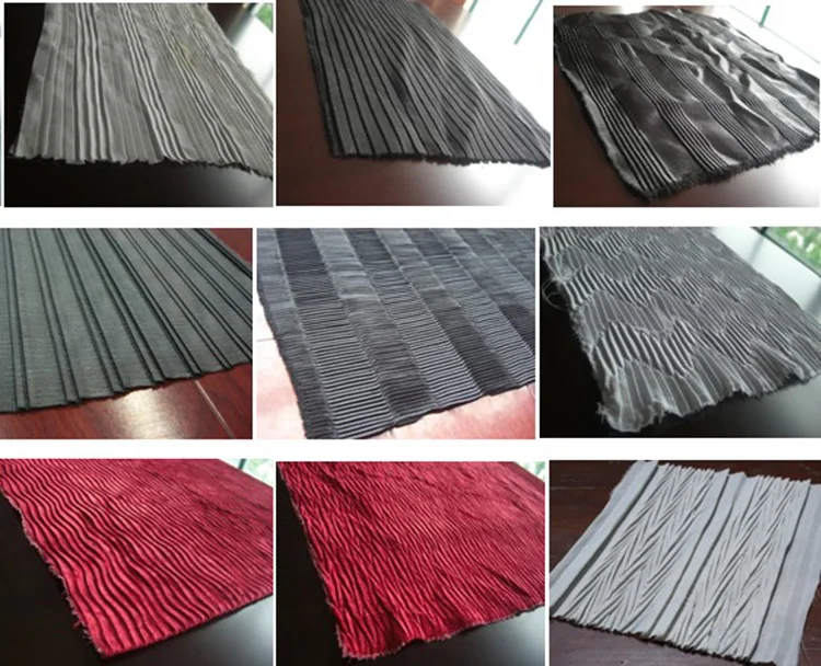 Computer controlled fabric pleating machine 216D