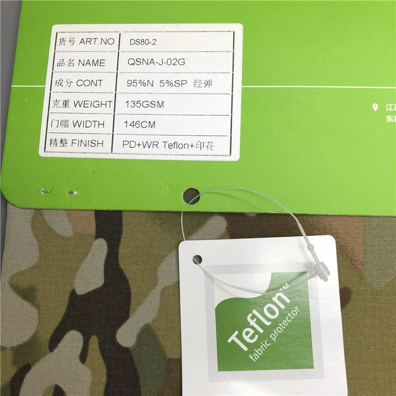 Taslon 95%N 5%SP printing water resistant warp elastic nylon ripstop fabric for jacket and coat