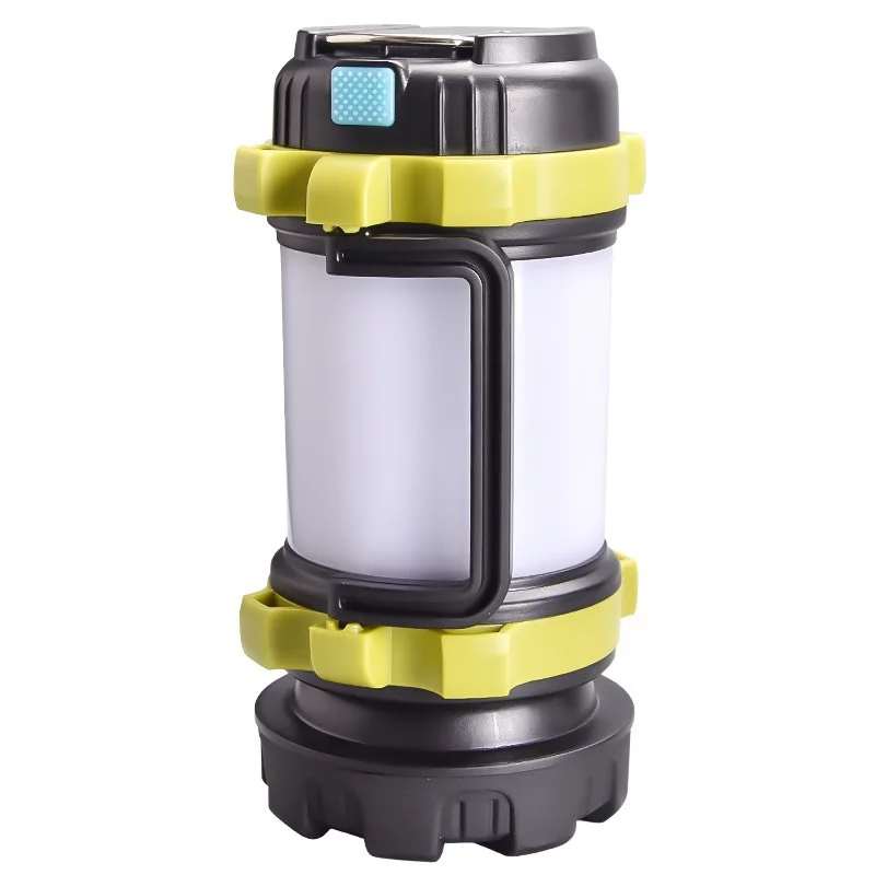 
3600mAh 6 modes Led Camping Lantern light Hand Held Waterproof Powerful USB Rechargeable Led Searchtorch flashlight With hook 