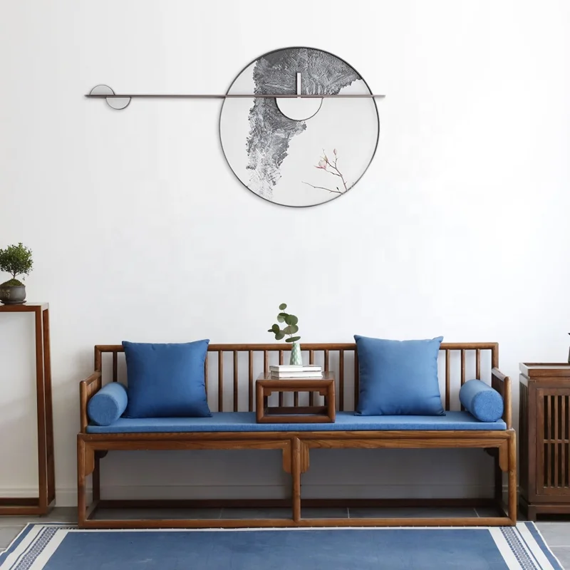 Living Room Furniture Chinese Traditional Antique Wooden Arhat Bed Sofa Bed