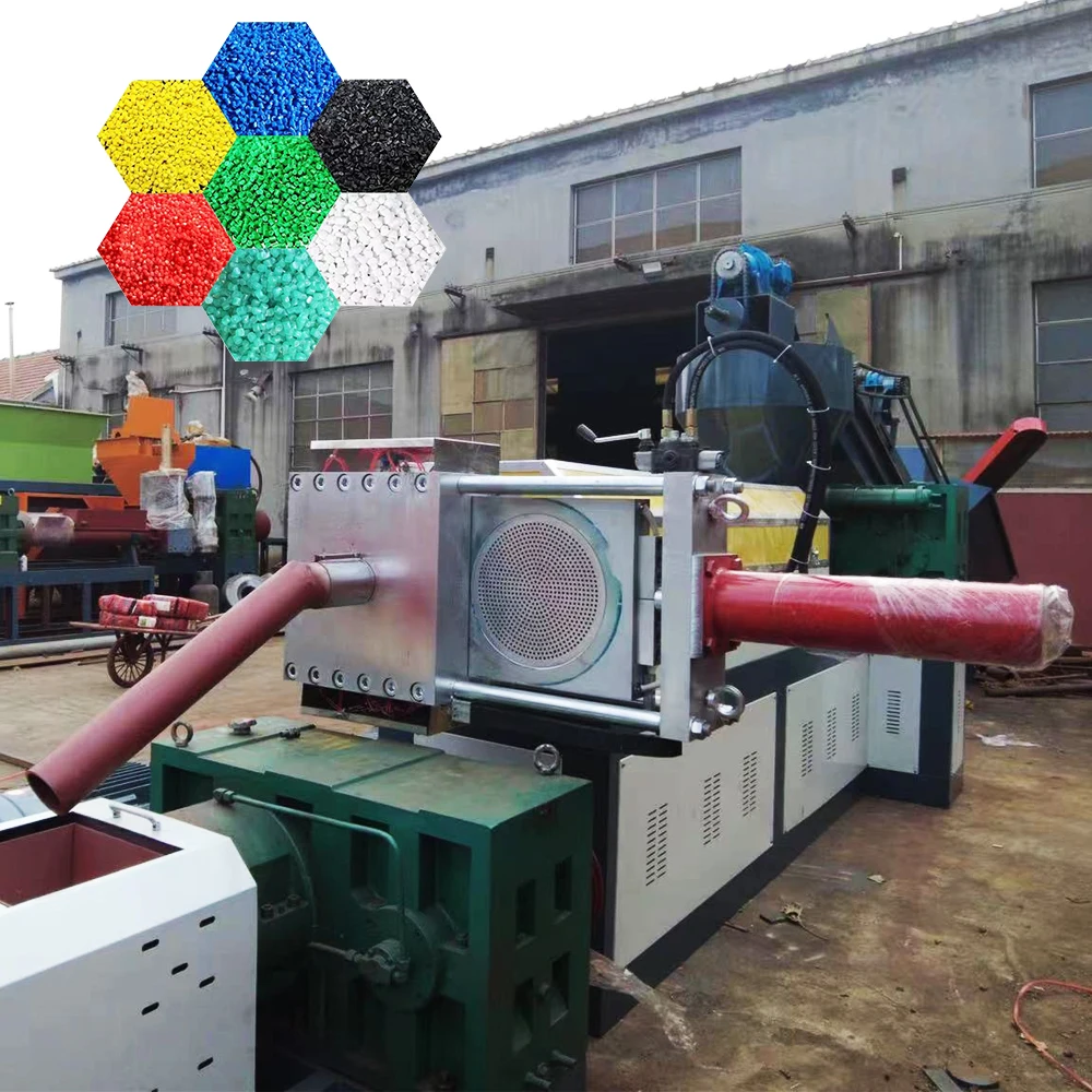 Top quality recycled plastic granules making machine price/cost of PP PE pelletizer