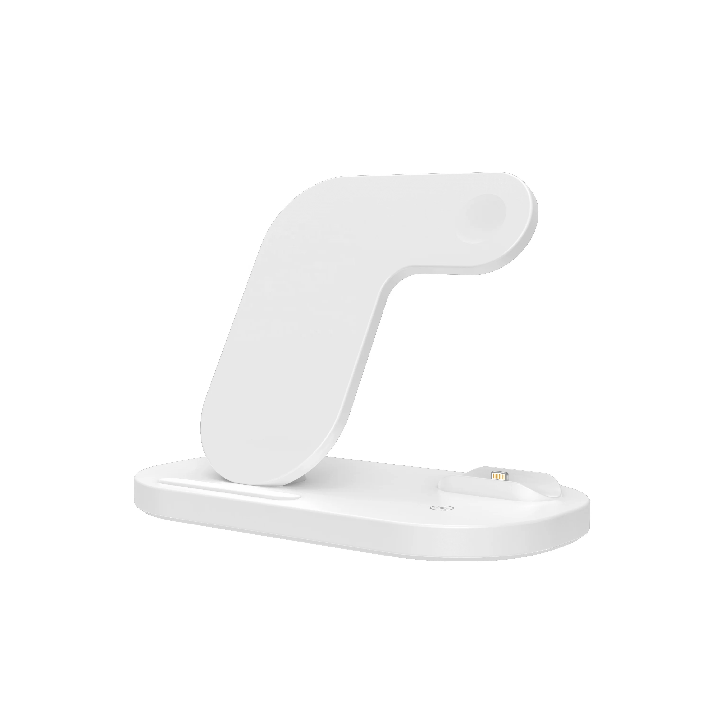 2021 New Arrivals Wireless Charger Stand 3 in 1 Fast Charging Trending Product QC QI For Smart Watch 10W 15W Desktop