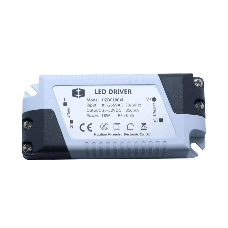 Factory direct supply led light driver power supply 20W 90-265V 2 years warranty panel light 18W led driver