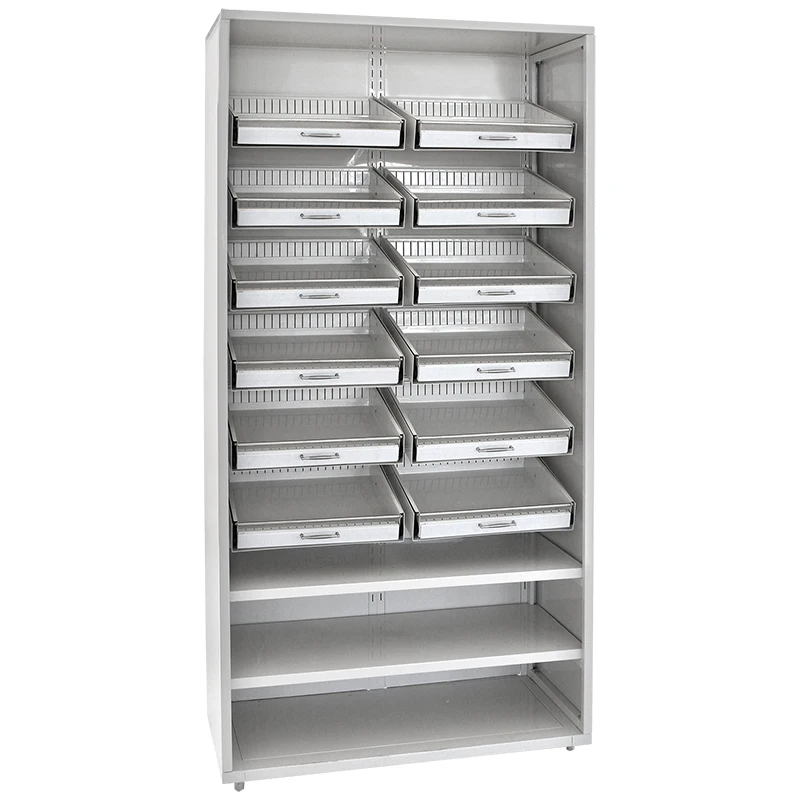 YFQ-H25 Rotary Medicine Shelf with Six Rotary Shelves Adjustable Brace to different sizes