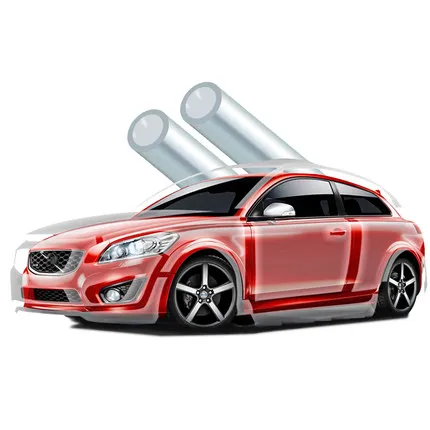 SULAMEDER 7.5mil clear car ppf invisible vinyl wrap paint protection film anti-scratch tpu 1.52X15m