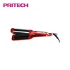 PRITECH Ceramic Coated hair Crimper Hair waver Portable Electric Professional Hair Curler