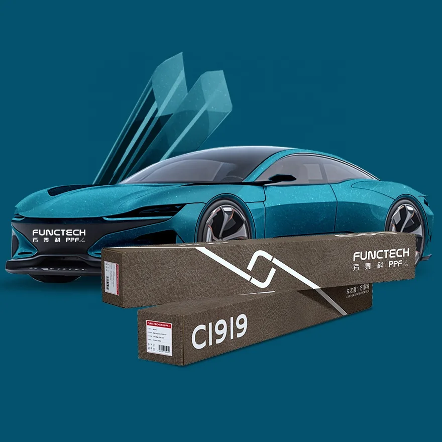 TPU TPU Metallic GT Silver Car Body Protective Color Change Film