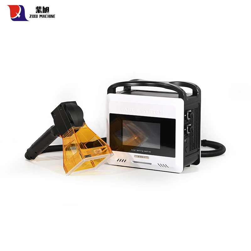 ZIXU Battery Type Mini Portable Fiber Laser Marking Machine 20W 30W 50W Laser Printing Machine for Laser Marking Machines
