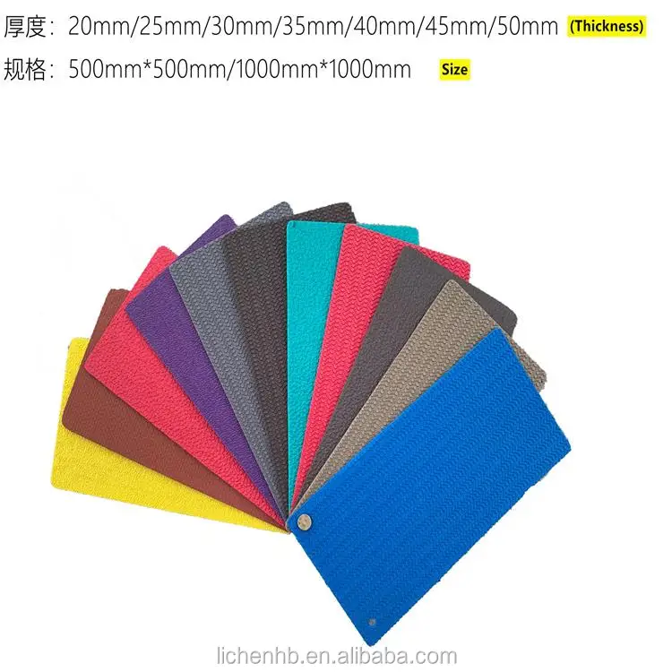 Factory direct sale durable rubber flooring gym rubber flooring mat playground