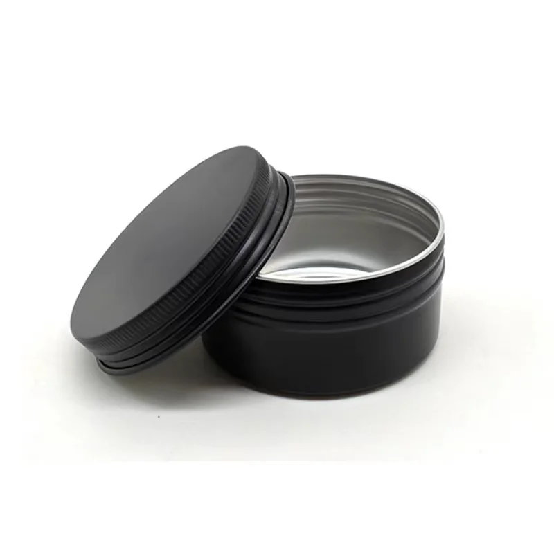Aluminum Round Metal Tin Container With Lid Small Sample Container Diy Lip Balm Storage Jar Shampoo Bar Soap Tin Hand Body Cream