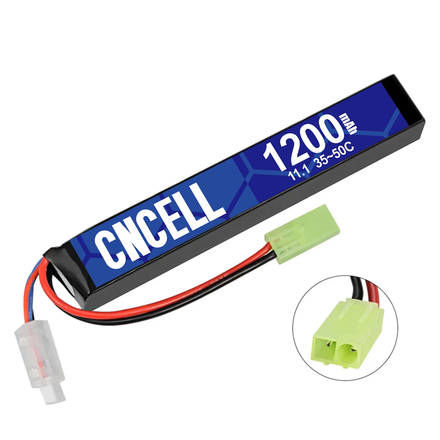 Top quality airsoft lipo battery 11.1V 1200mAh  airsoft battery with Deans Tamiya optional