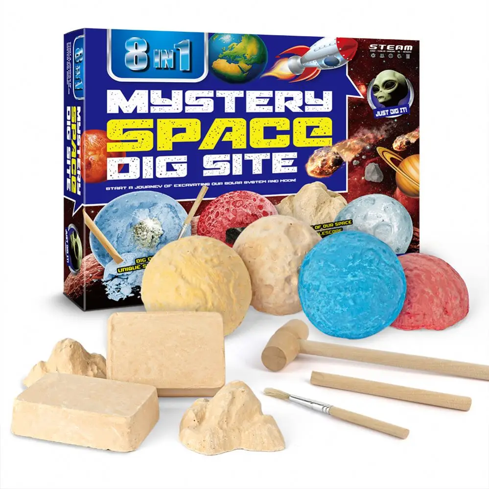 Amazon Best Selling Mystery Space DIY Excavation Adventure National Geographic Kits for boy and girl