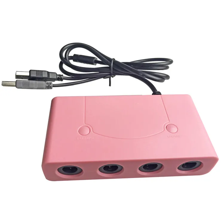 Gamecube контроллер для Wii u/переключатель конвертер может поддерживать ПК и переключатель Конвертор случае
