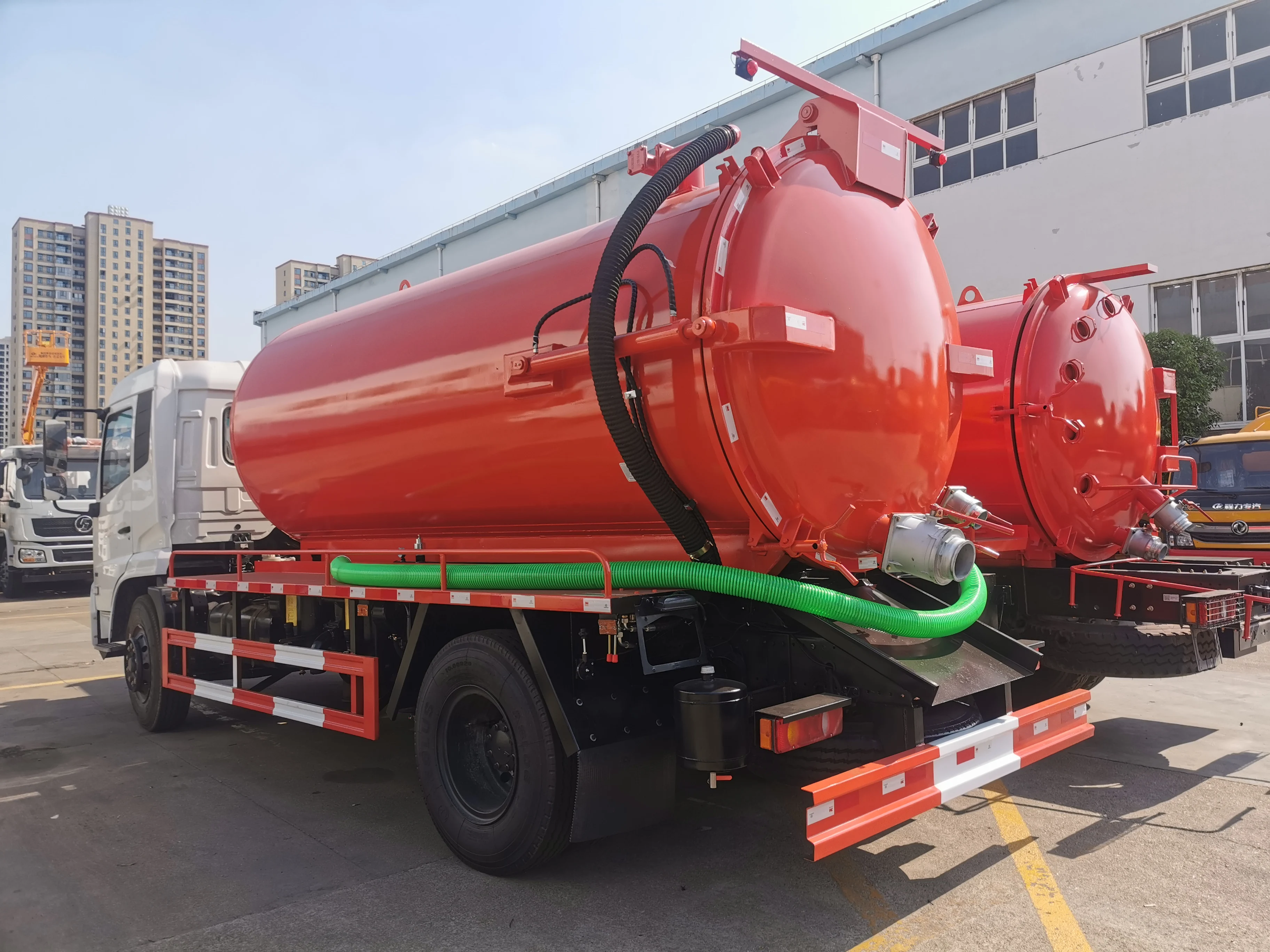 SHACMAN 6x4 10000L sewage suction tanker truck Euro 3 10 tons cleaning waste suction truck for sale