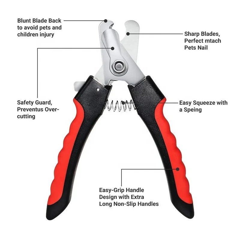 Professional Dog Pet Nail Cutter Scissors Set Stainless Steel Blades Pet Cleaning & Grooming Products for Pet Box