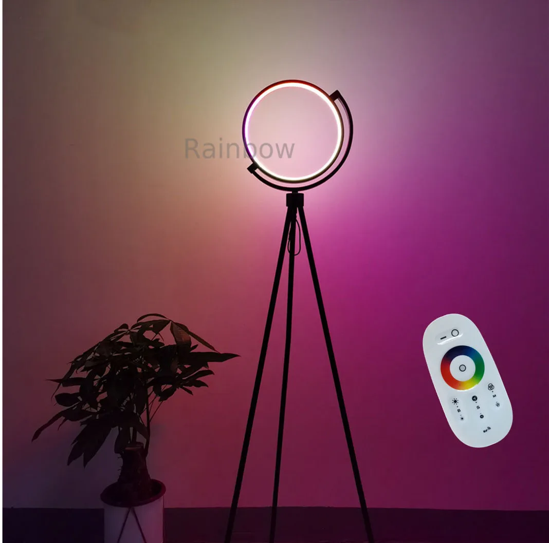 New LED floor decorative lamp Living room bedroom standing multi-color LED floor lamp Factory Supply