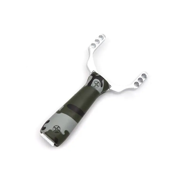 Powerful Sling Shot Aluminium Alloy Slingshot Camouflage Bow Catapult Outdoor Hunting Shooting Professional Slingshot