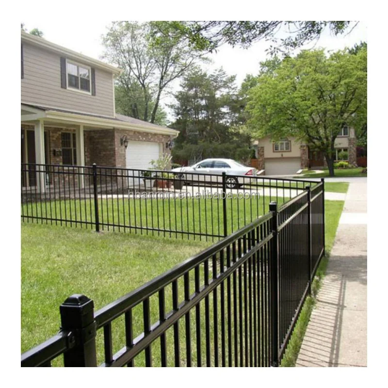Popular Design Decorative Wrought Iron Fence Steel Fence Metal Fence