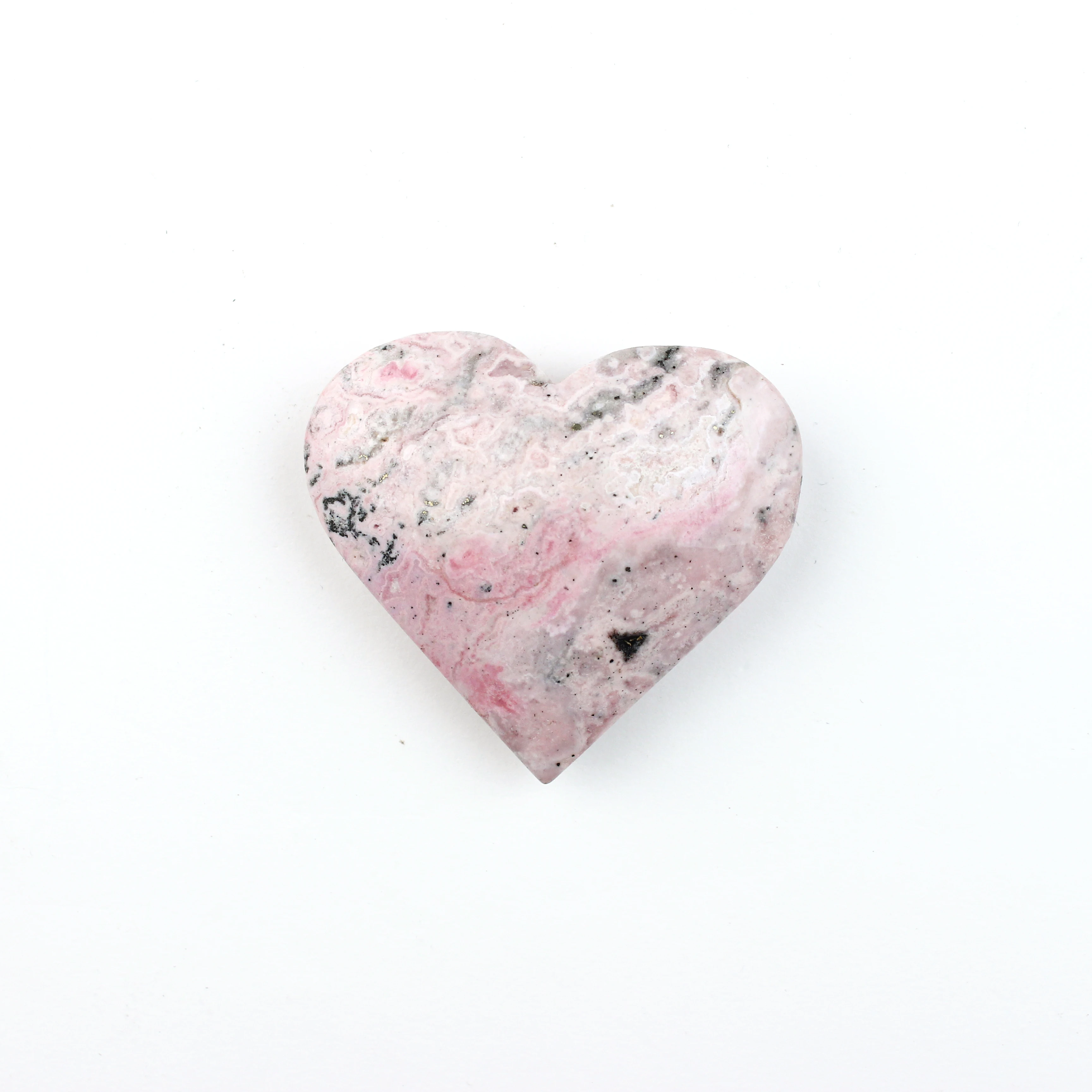Muelson Wholesale Best-selling Natural Crystal Heart Spiritual Healing Home Decoration Natural Rhodochrosite Hearts Shape