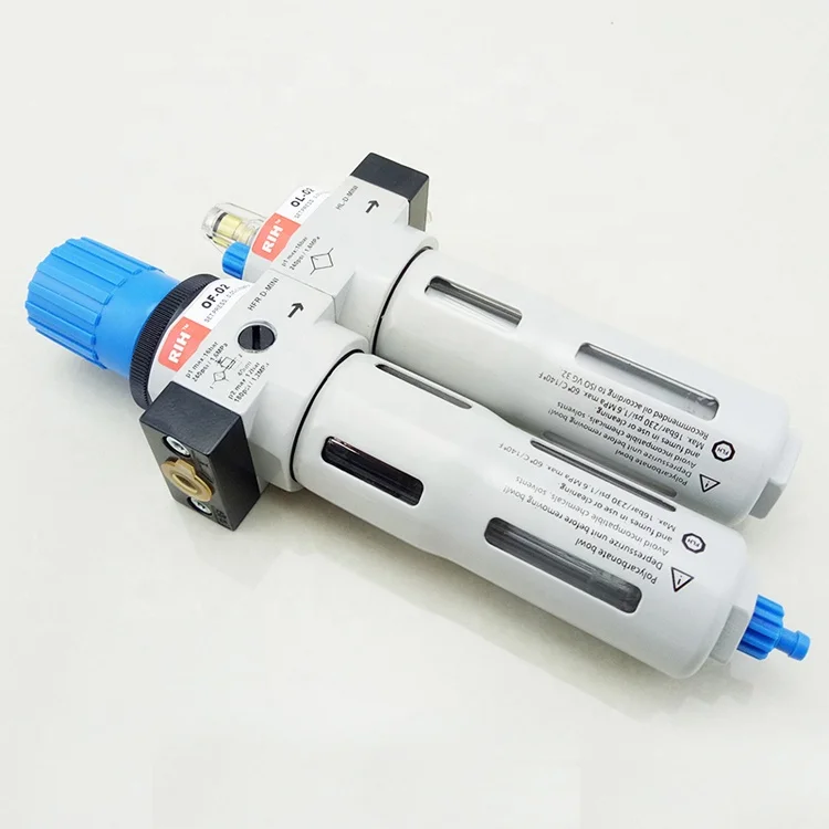 High quality auto drain filter regulator lubricator OFC-04 G1/2 mindman FRL unit