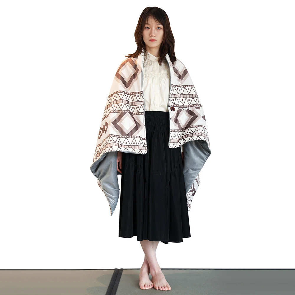 Sherpa 150x90cm Brown Color Low Voltage Auto off Heat Pad Heating blanket