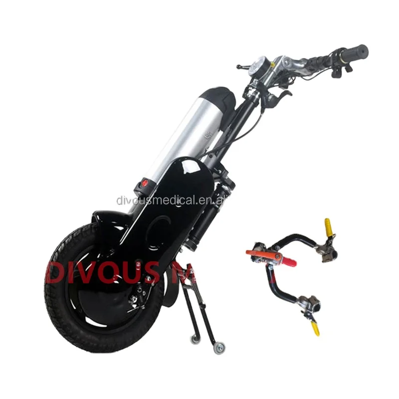 36V 400W high quality lithium battery electric drive front for sports /manual wheelchair attachment electric handbike handcycle