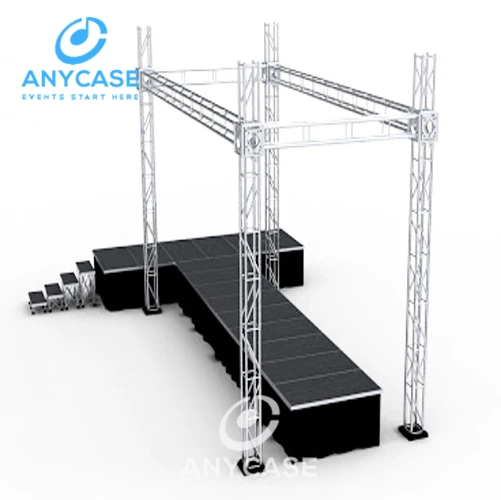 Customizable Aluminum Frame Truss Structure and Stage Lights Exhibition Truss
